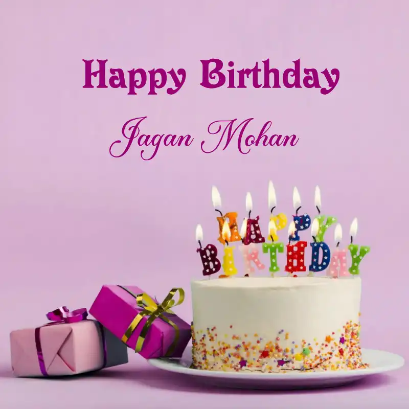 Happy Birthday Jagan Mohan Cake Gifts Card